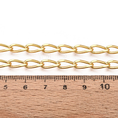 Brass Curb Chains CHC-T018-50G-1