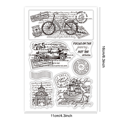 Custom PVC Plastic Clear Stamps DIY-WH0448-0215-1