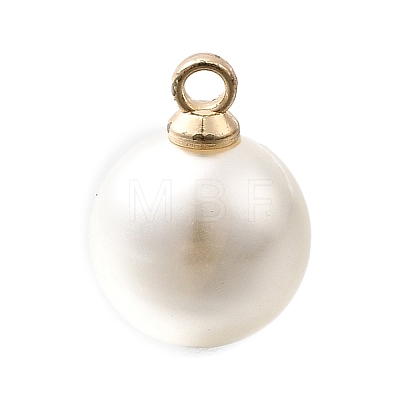 ABS Plastic Imitation Pearl Pendants FIND-H052-01F-01KCG-1