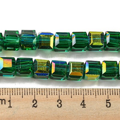 Electroplate Glass Beads Strands EGLA-M031-01A-HR06-1