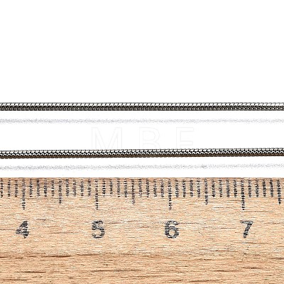 Tarnish Resistant 304 Stainless Steel Snake Chain Necklaces STAS-M174-018P-A-1