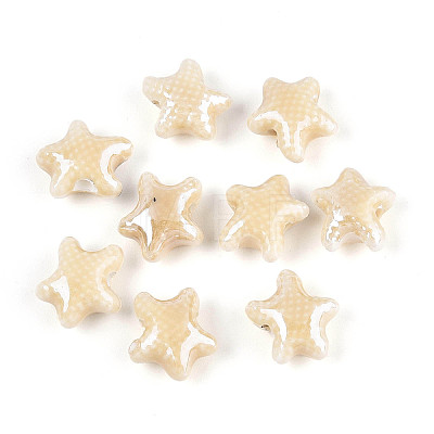 Handmade Porcelain Beads PORC-Q002-03F-01-1