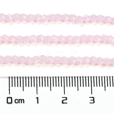 Baking Painted Transparent Glass Beads Strands DGLA-F029-J2mm-1