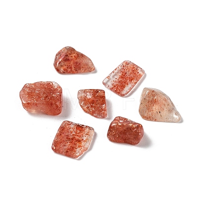 Natural Sunstone Chips Beads G-M428-03A-1