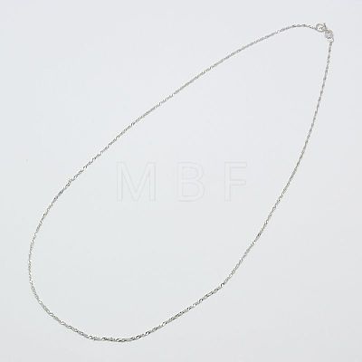 925 Sterling Silver Rope Chains Necklaces X-STER-E007-2B-1