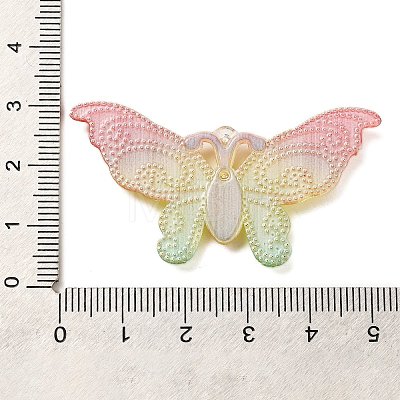 Gradient Color Resin Pendants RESI-Q012-03D-1