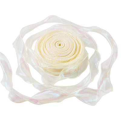Polyester Lace Trim DIY-TAC0010-49D-1