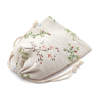 Cotton Packing Pouches Drawstring Bags X-ABAG-S003-07A-1