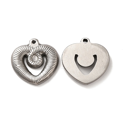 Non-Tarnish 304 Stainless Steel Pendants STAS-Q001-16P-1