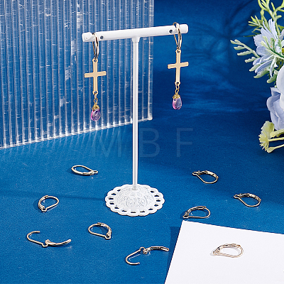 50Pcs 304 Stainless Steel Leverback Earring Findings STAS-BBC0011-11-1