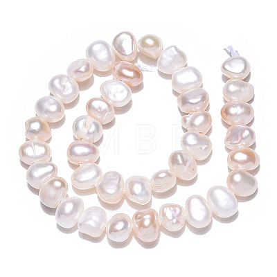 Natural Cultured Freshwater Pearl Beads Strands X-PEAR-N014-04D-01-1