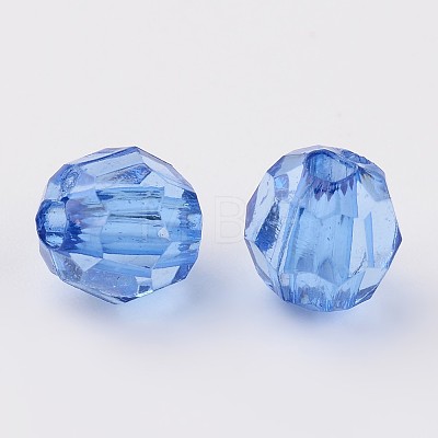 Transparent Acrylic Beads X-DB8mmC-31-1