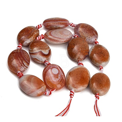 Natural Fire Crackle Agate Beads Strands GG-CBAE0EB-03D-1