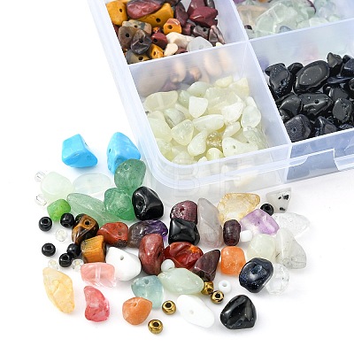 DIY Gemstone Stretch Bracelet Making Kit DIY-FS0003-64-1