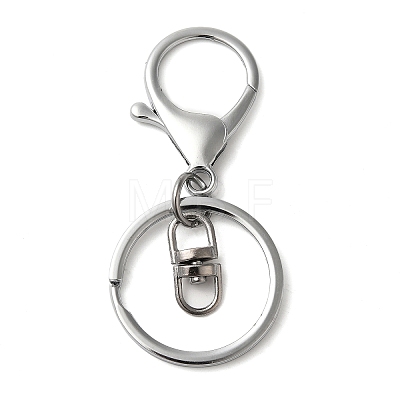 Alloy Keychain Clasp Findings KEYC-D050-03P-1