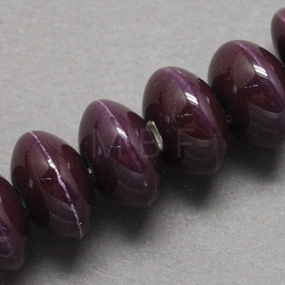 Handmade Porcelain Beads PORC-Q173-12x7mm-18-1