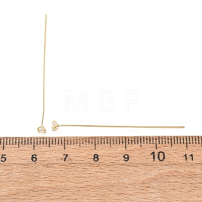 Brass Micro Pave Cubic Zirconia Stud Earring Findings CU-CBA4618-01G-01-1