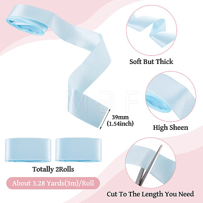 2Rolls Polyester Ribbon OCOR-TA0004-22G-1