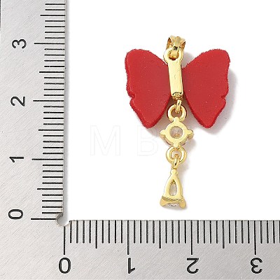 Real 18K Gold Plated Rack Plating Brass Pendants KK-Q009-06G-01-1