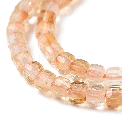 Natural Citrine Beads Strands G-C009-B23-1