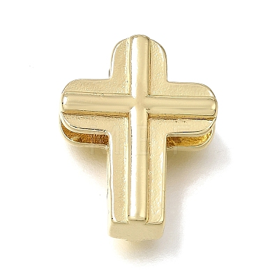Brass Slide Charms KK-CBAEEA8-14G-1