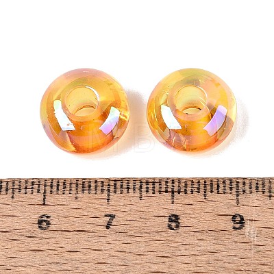 Transparent Acrylic European Beads OACR-E033-20F-1