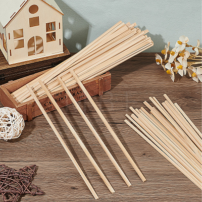 100Pcs Wood Craft Sticks DIY-OC0015-05B-1