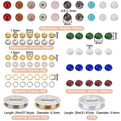  DIY Bracelet Ring Making Kit DIY-NB0009-34-1