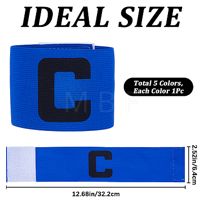 CREATCABIN 5Pcs 5 Colors Nylon Armband AJEW-CN0001-93-1