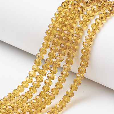 Glass Beads Strands X-EGLA-A034-T4mm-D04-1