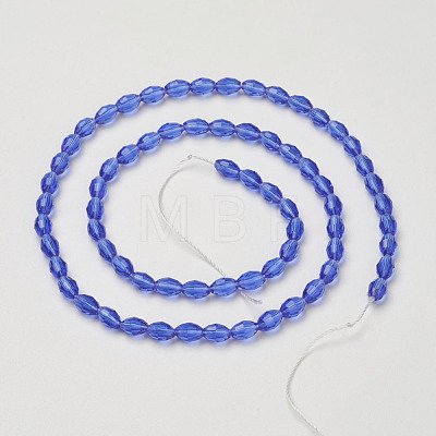 Glass Beads Strands GC891Y-1