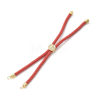 Cotton Cord Bracelet Making KK-F758-03-05-G-1