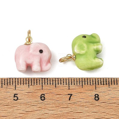 Handmade Porcelain Charms PALLOY-JF05920-1