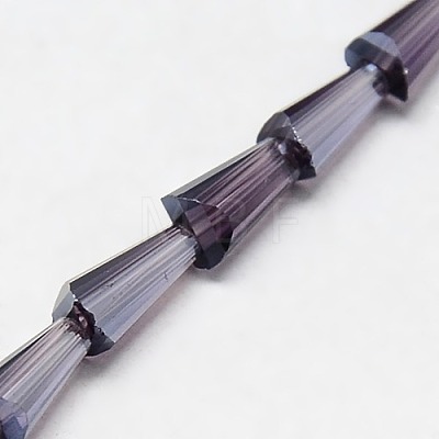 Electroplate Glass Beads Strands EGLA-J046-AB06-1