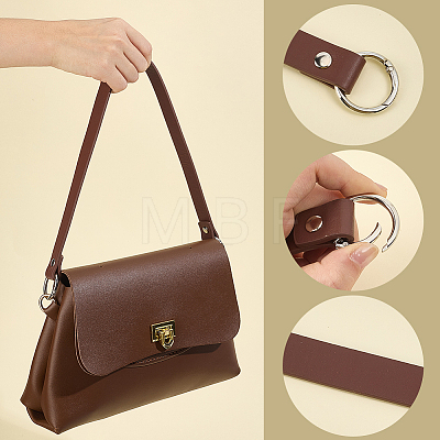 2Pcs PU Leather Purse Strap Extenders DIY-CL0001-89B-1