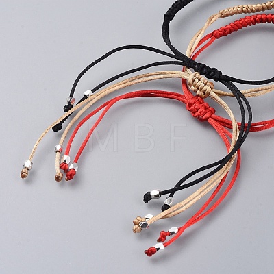 Nylon Thread Braided Bead Bracelets BJEW-JB04722-1