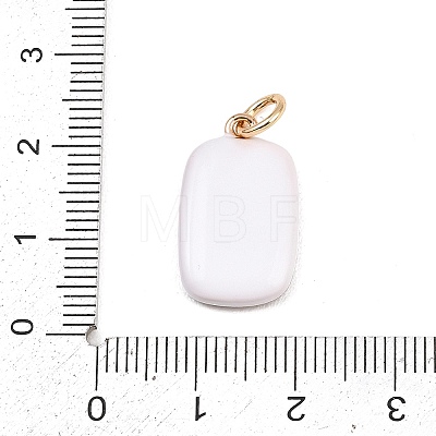 Brass Enamel Pendants LS-ENAM-I087-03A-1