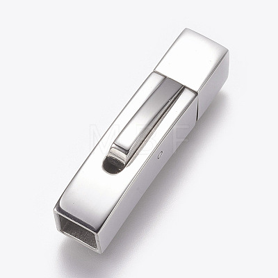 304 Stainless Steel Bayonet Clasps STAS-A035F-5P-1