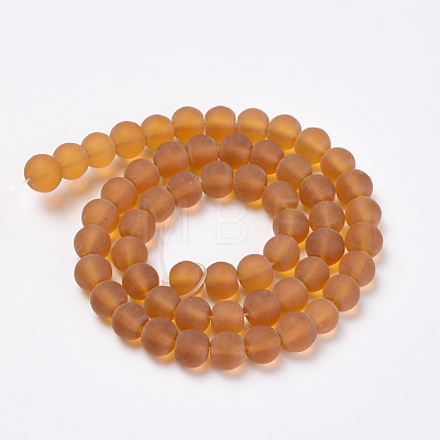 Transparent Glass Beads Strands GLAA-Q064-13-4mm-1