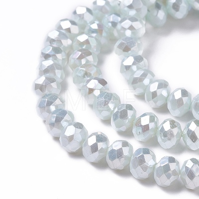 Opaque Glass Beads Strands GLAA-H022-01A-1