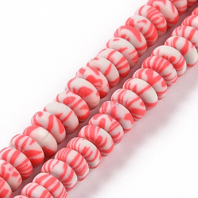 Handmade Polyester Clay Beads Strand CLAY-P001-02A-1