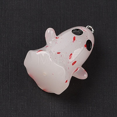 Halloween Theme Luminous Resin Pendants RESI-S06-01B-1