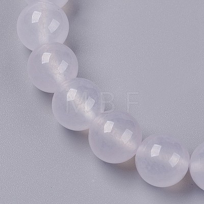 Natural Jade Beaded Stretch Bracelet BJEW-P213-M-8mm-1