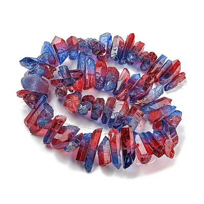 Natural Dyed Quartz Beads Strands G-G791-14K-1