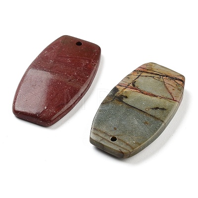 Natural Polychrome Jasper/Picasso Stone/Picasso Jasper Pendants G-S366-003-1