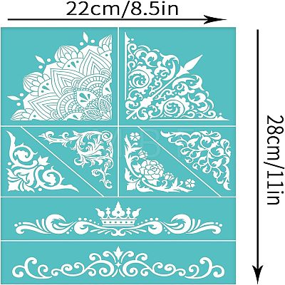 Self-Adhesive Silk Screen Printing Stencil DIY-WH0338-036-1