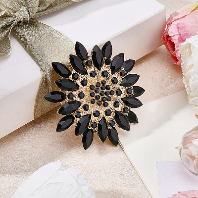 1Pc Alloy Acrylic Lapel Pins for Clothes JEWB-CP0001-55A-1