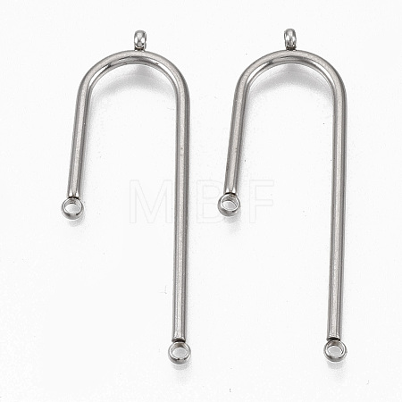 Tarnish Resistant 304 Stainless Steel Asymmetric Length Chandelier Component Links X-STAS-T050-029P-1