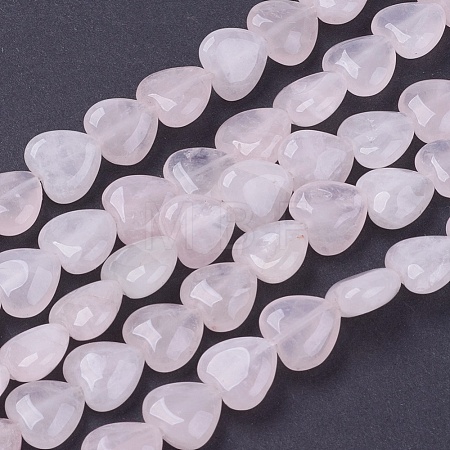 Girlfriend Valentines Day Ideas Natural Rose Quartz Bead Strands G-R190-20mm-18-1
