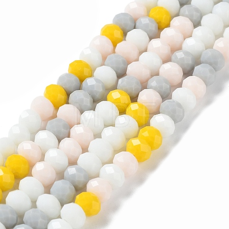 Glass Beads Strands EGLA-A034-M8mm-39-1